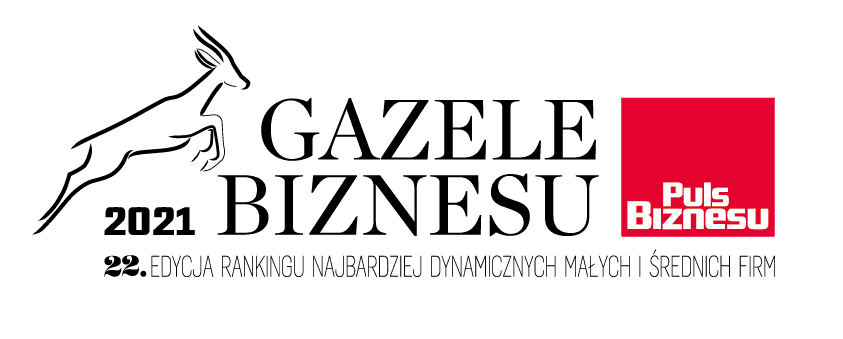 Logo Gazele Biznesu 2021 ranking dynamicznych firm