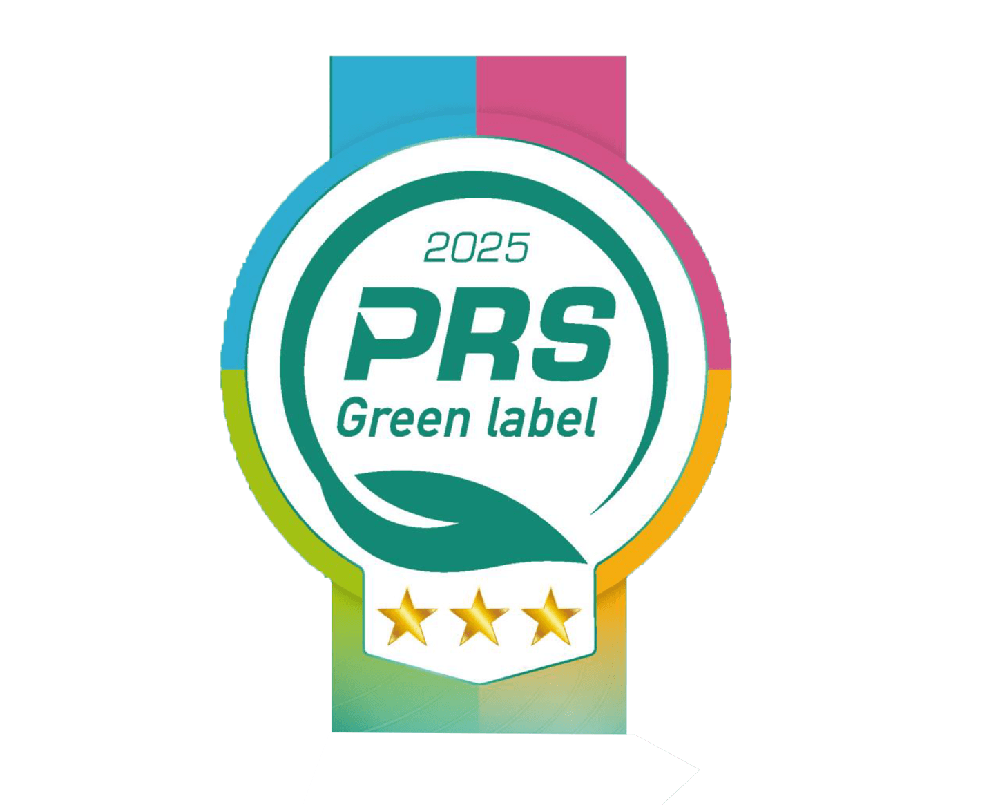 PRS Green label 2025 certyfikat ekologiczny trzy gwiazdki